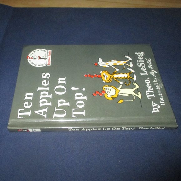 Ten Apples Up On Top! (Theo Lesieg, Dr. Seuss, 1961, Hardcover) Vintage! - Picture 3 of 3